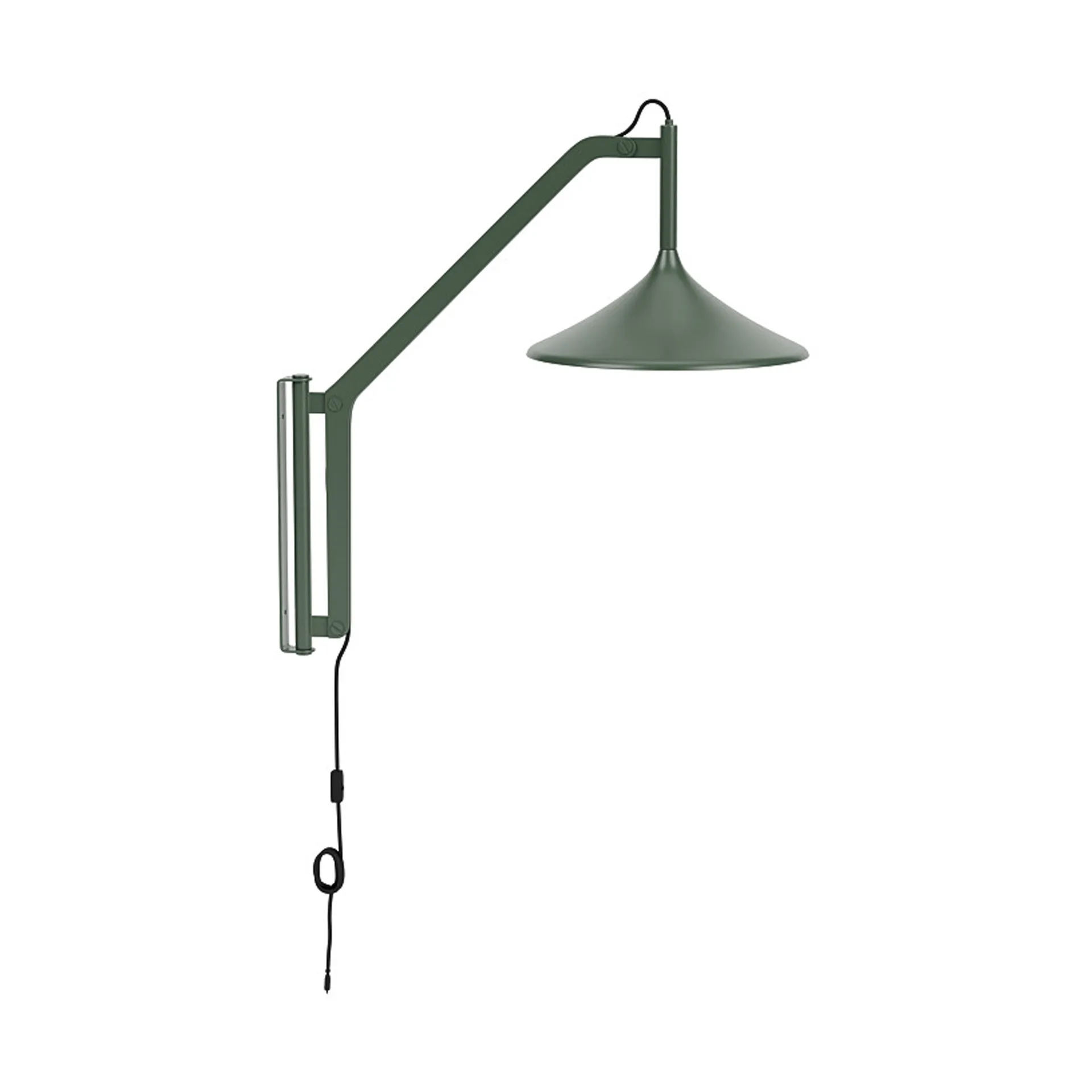 Applique U18 Hasle, Vert olive, 67,5 cm FDB Møbler