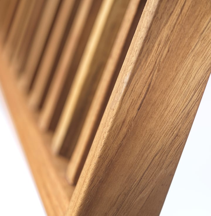 Banc de balcon M24 Lilleø, Teck-acier inoxydable FDB Møbler