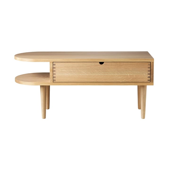 Banc F24 Radius - Oak nature lacquered 35x90 cm - FDB Møbler