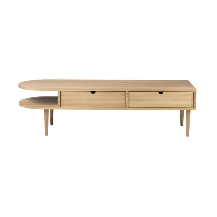 Banc F24 Radius - Oak nature lacquered 45x145 cm - FDB Møbler