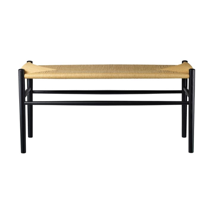 Banc J163 Piano - Oak black painted-nature - FDB Møbler