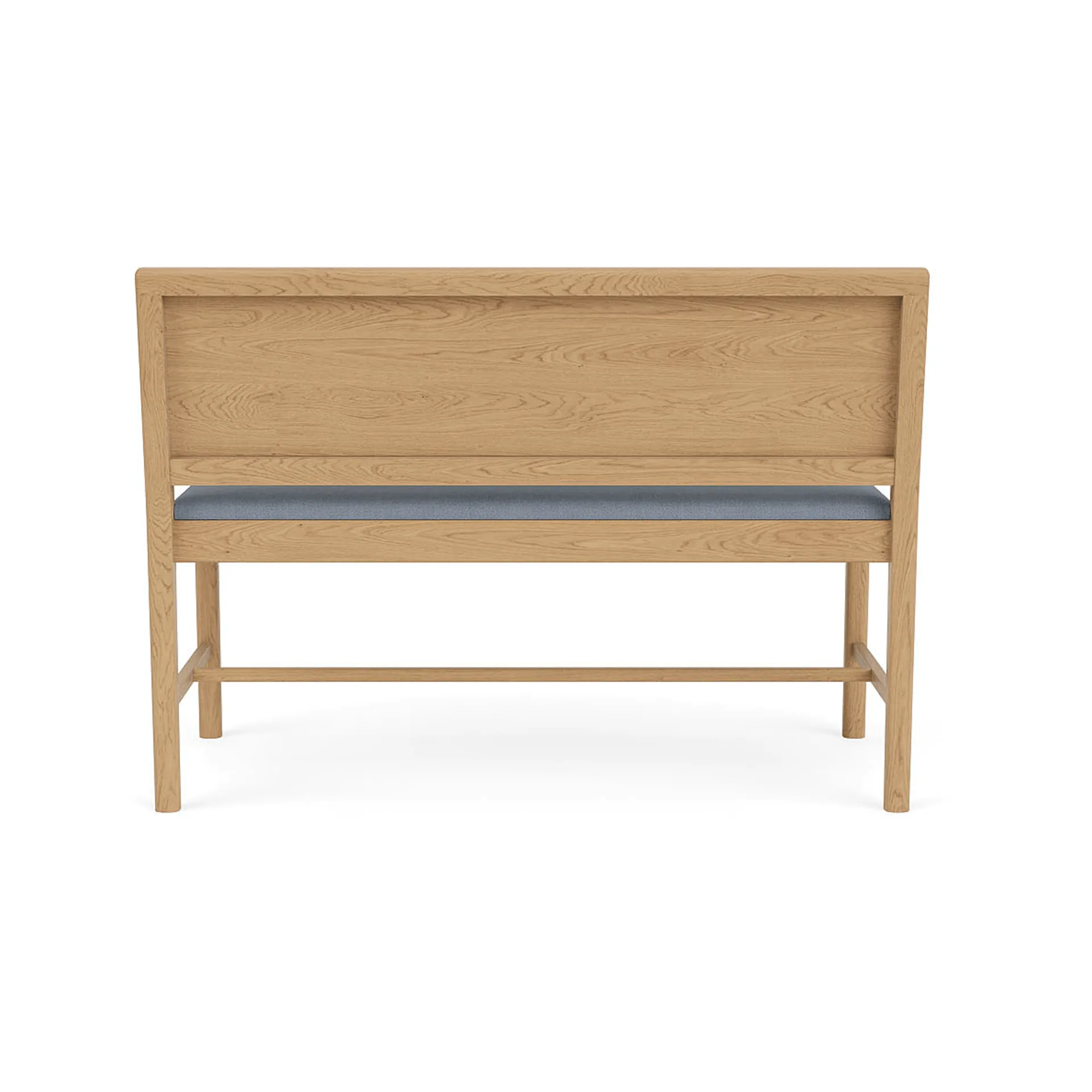 Banc J176 Sønderborg, Chêne laqué-ploegwool blue FDB Møbler