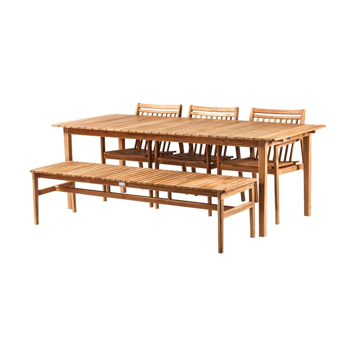Banc M10 Sammen 3 places, Teak-nature oiled FDB Møbler