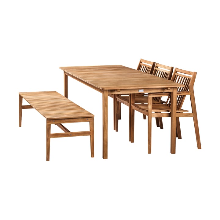Banc M10 Sammen 3 places, Teak-nature oiled FDB Møbler