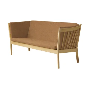 Canapé J149 - Tissu marron-chêne laqué, 3 places - FDB Møbler