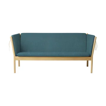 Canapé J149 - Tissu vert-chêne laqué, 3 places - FDB Møbler
