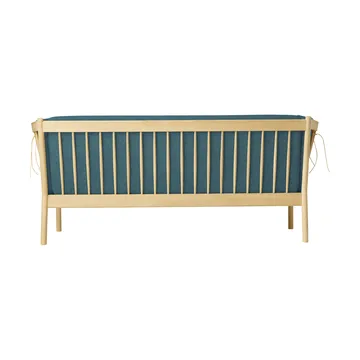 Canapé J149 - Tissu vert-chêne laqué, 3 places - FDB Møbler