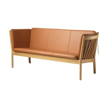Canapé L45 MK154 - Chêne laqué-cuir cognac - FDB Møbler