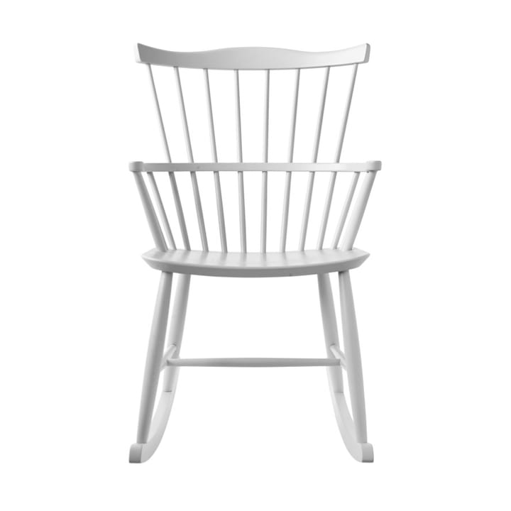 Chaise à bascule J52G - Beech white painted - FDB Møbler