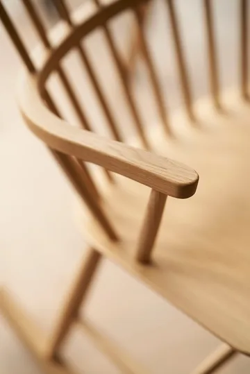 Chaise à bascule J52G - Chêne naturel, huilé - FDB Møbler