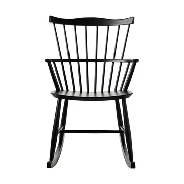 Chaise à bascule J52G - Hêtre RAL 9005 - FDB Møbler