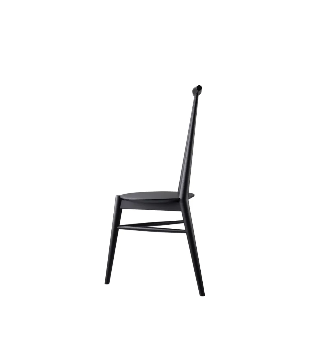 Chaise Anker J157, Oak black lacquered FDB Møbler