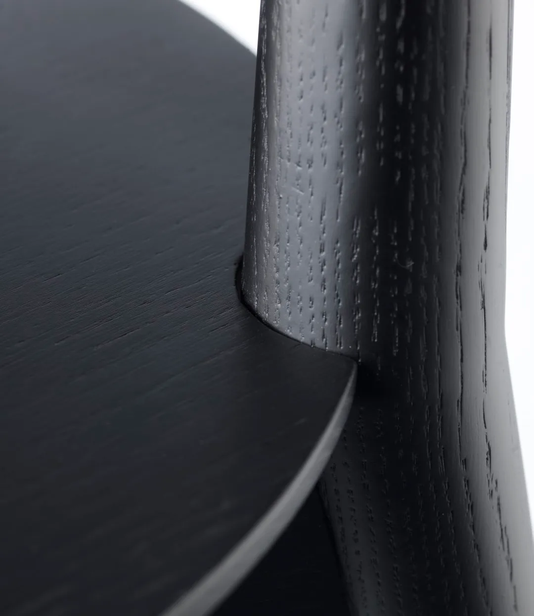 Chaise Anker J157, Oak black lacquered FDB Møbler