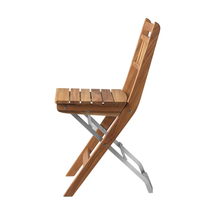 Chaise de balcon M23 Lilleø, Teak-acier inoxydable FDB Møbler