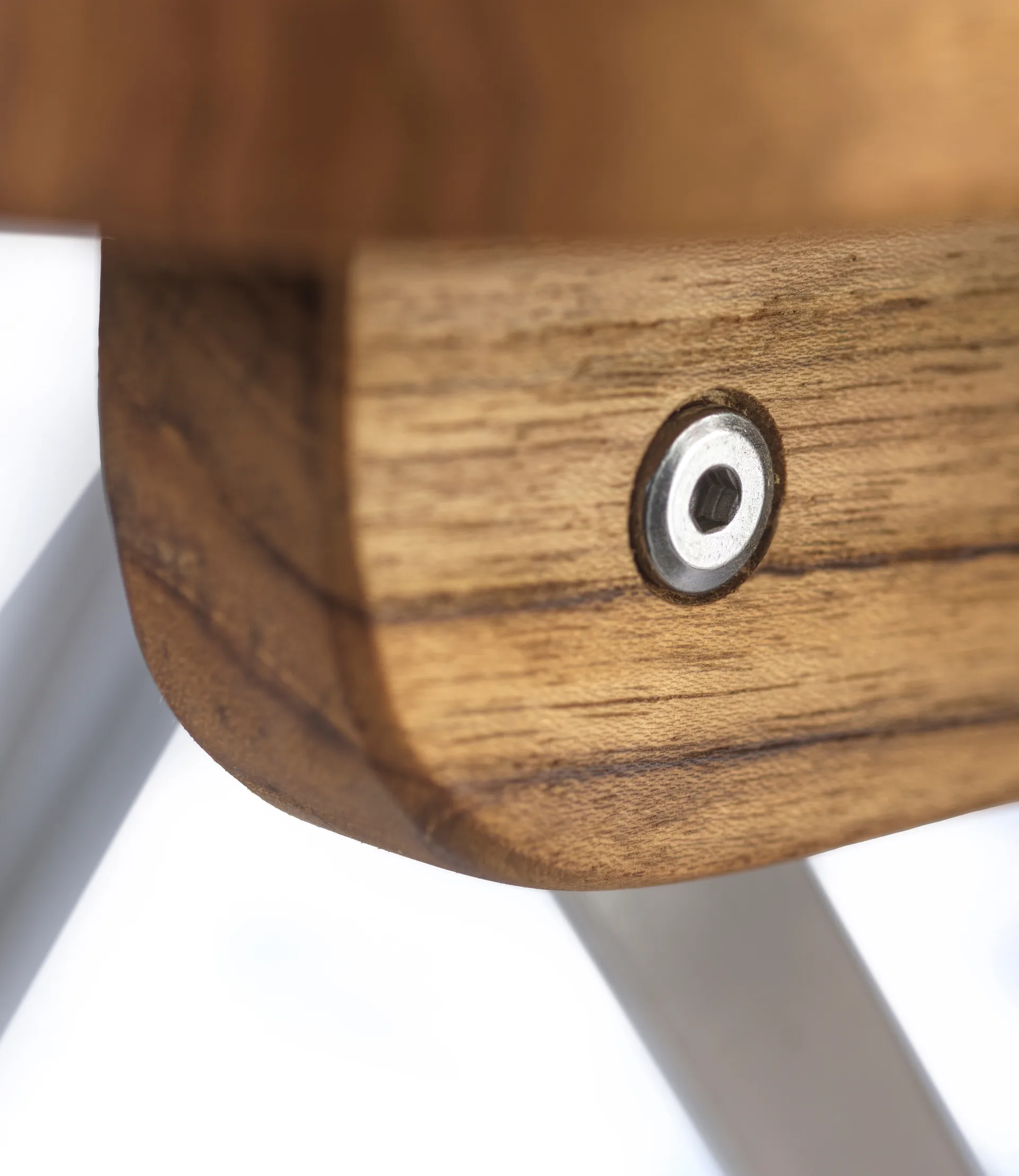 Chaise de balcon M23 Lilleø, Teak-acier inoxydable FDB Møbler