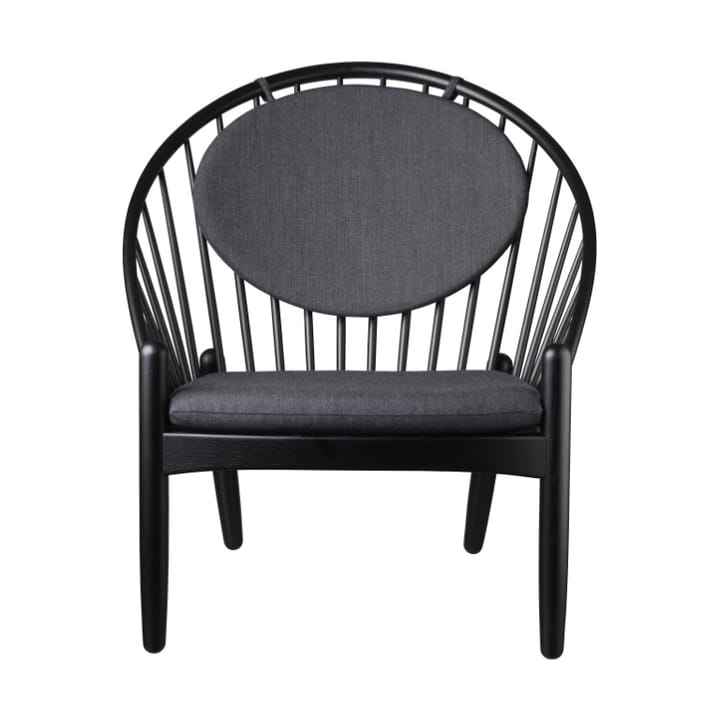 Chaise J166 Jørna - Oak black painted-dark grey - FDB Møbler