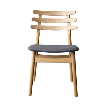 Chaise J48 - Oak nature lacquered-anthracite - FDB Møbler