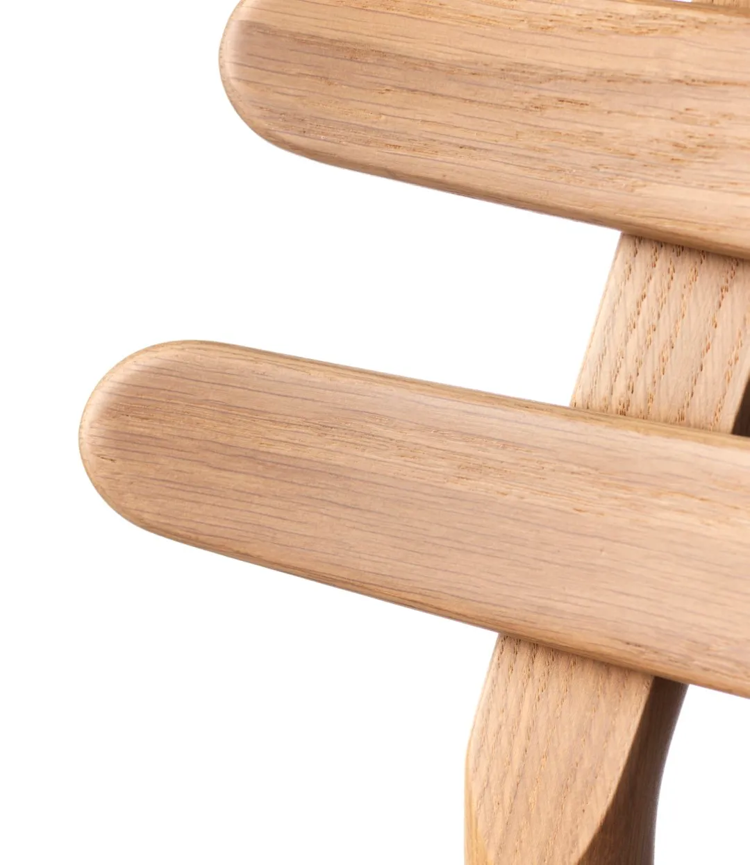 Chaise J48, Oak nature lacquered-anthracite FDB Møbler