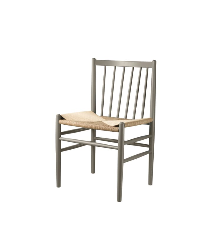 Chaise J80, Beech moss grey painted-nature FDB Møbler