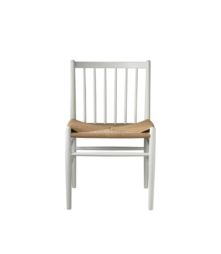 Chaise J80 - Beech white painted-nature - FDB Møbler