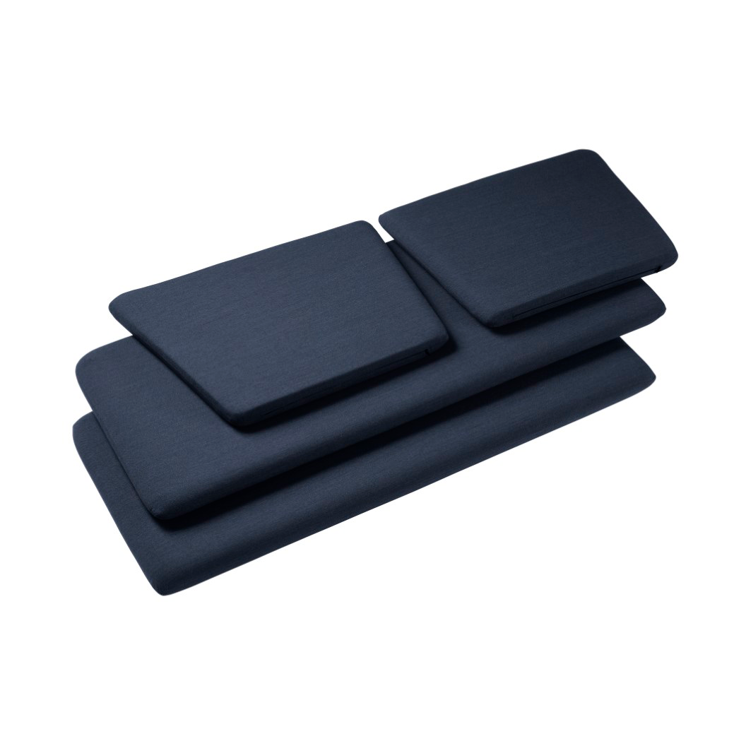 FDB Mobler Coussin d'assise J148 Dark blue | Design Scandinave | Coussins de chaises | Bleu