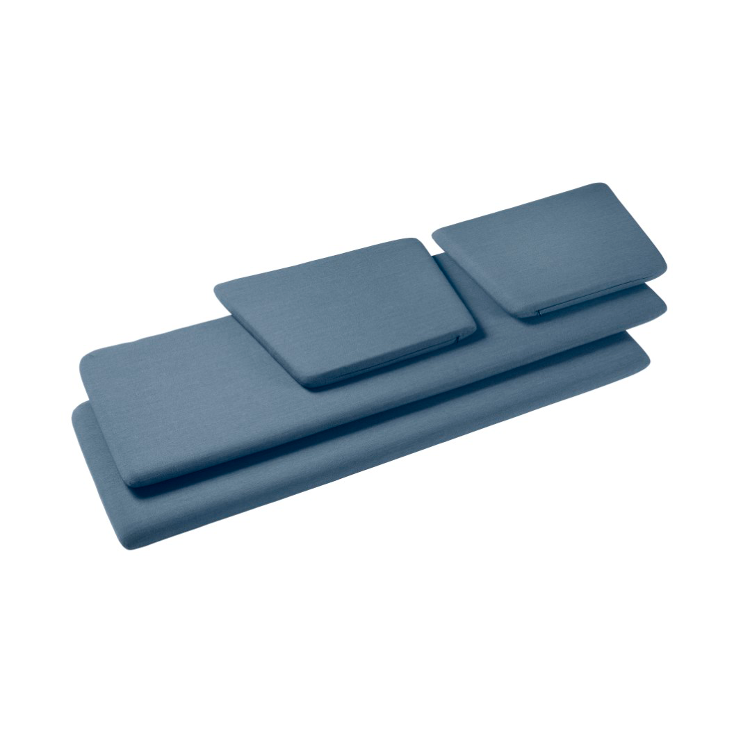 FDB Mobler Coussin d'assise J149 Dusty blue | Design Scandinave | Coussins de chaises | Bleu