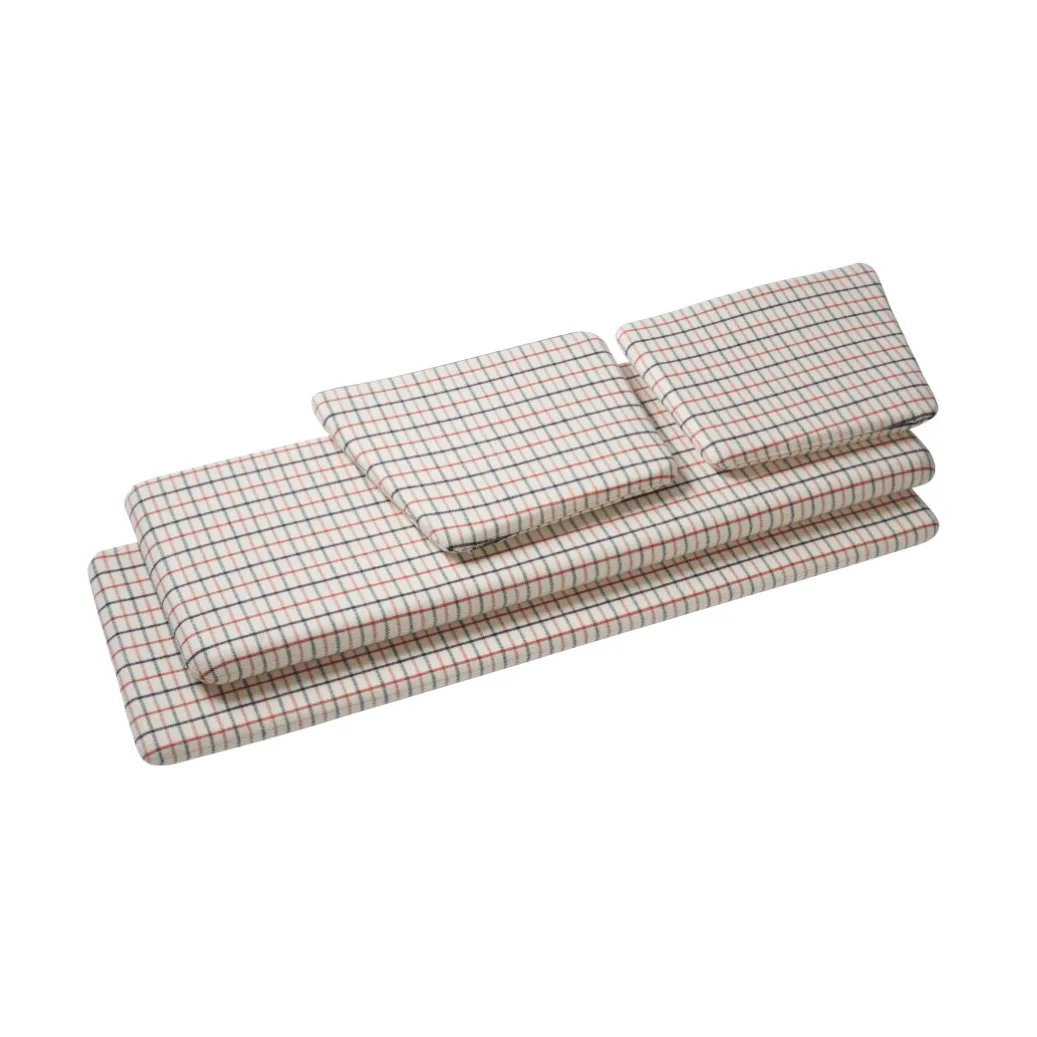 FDB Mbler Coussin d'assise J149 Red diced | Design Scandinave | Coussins de chaises | Rouge