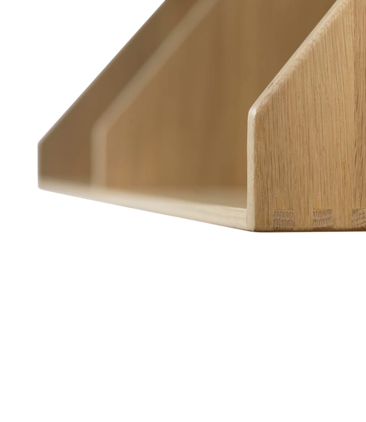 Étagère B5 gloss 5 80x21 cm, Oak nature lacquered FDB Møbler