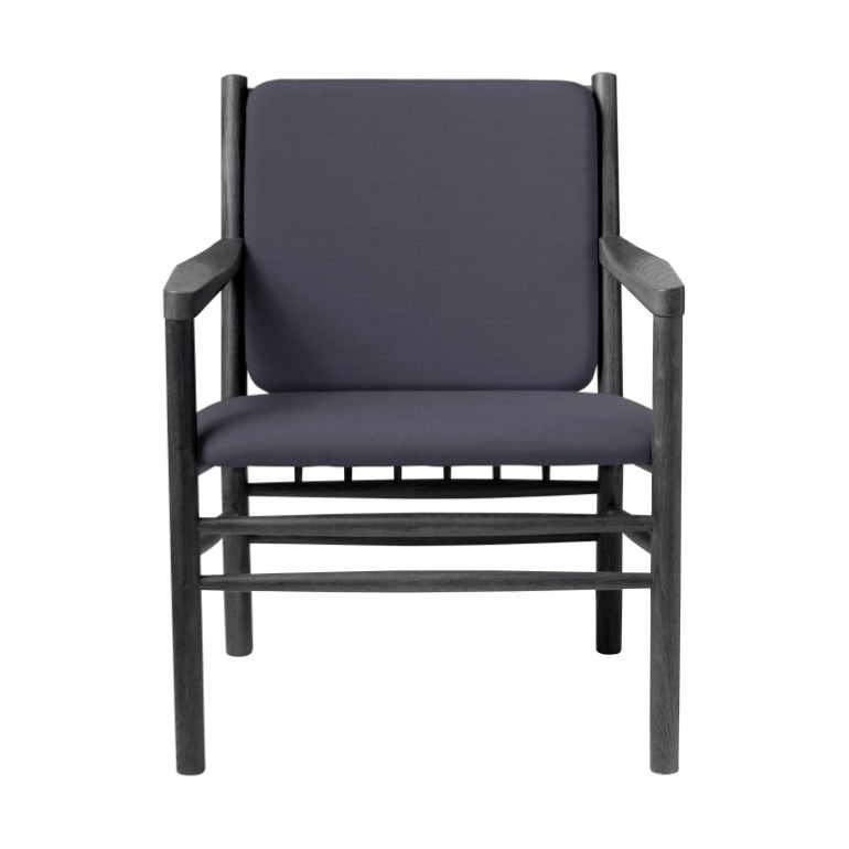 FDB Mobler Fauteuil J147 Oak black painted-dark blue