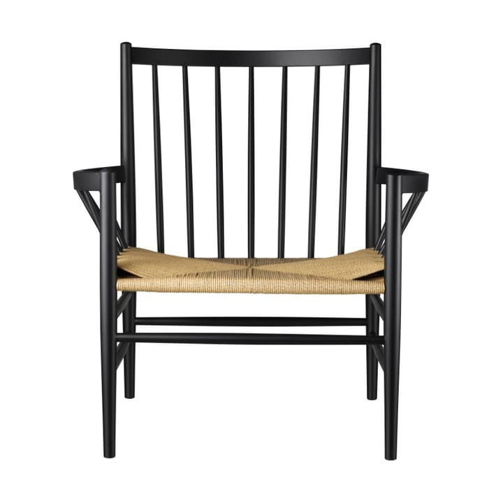 Fauteuil J82 - Beech black painted-nature - FDB Møbler