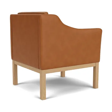Fauteuil L46 MK155 easy chair - Chêne laqué-cuir cognac - FDB Møbler