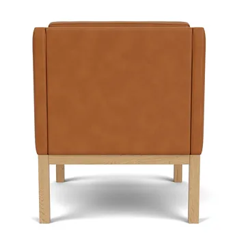 Fauteuil L46 MK155 easy chair - Chêne laqué-cuir cognac - FDB Møbler