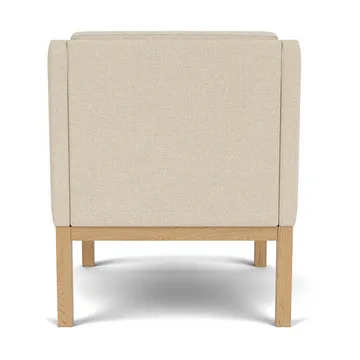 Fauteuil L46 MK155 easy chair - Chêne laqué-tissu beige - FDB Møbler