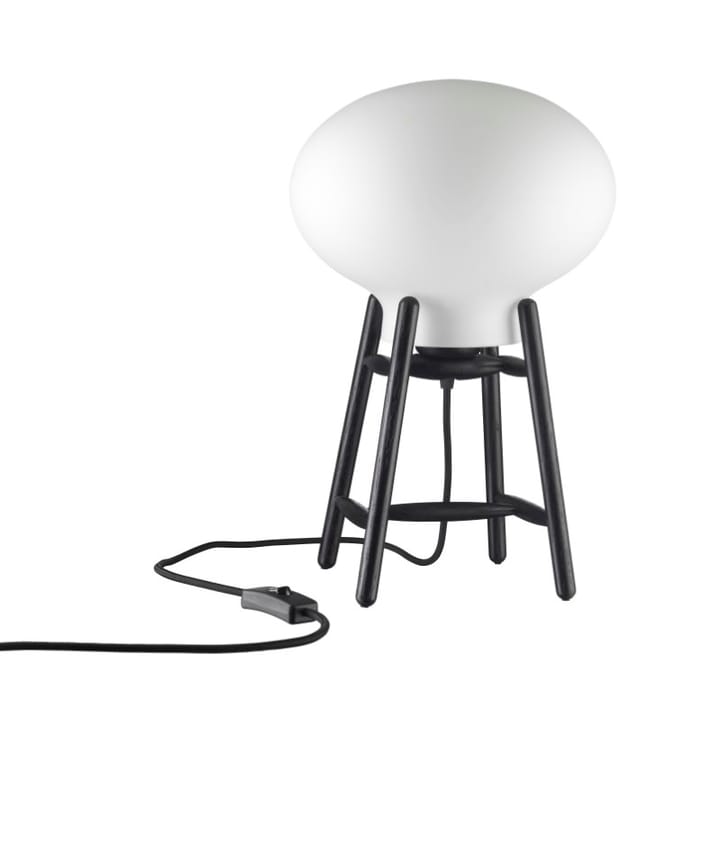 Lampe de table U4 Hiti - Opal-oak black painted - FDB Møbler