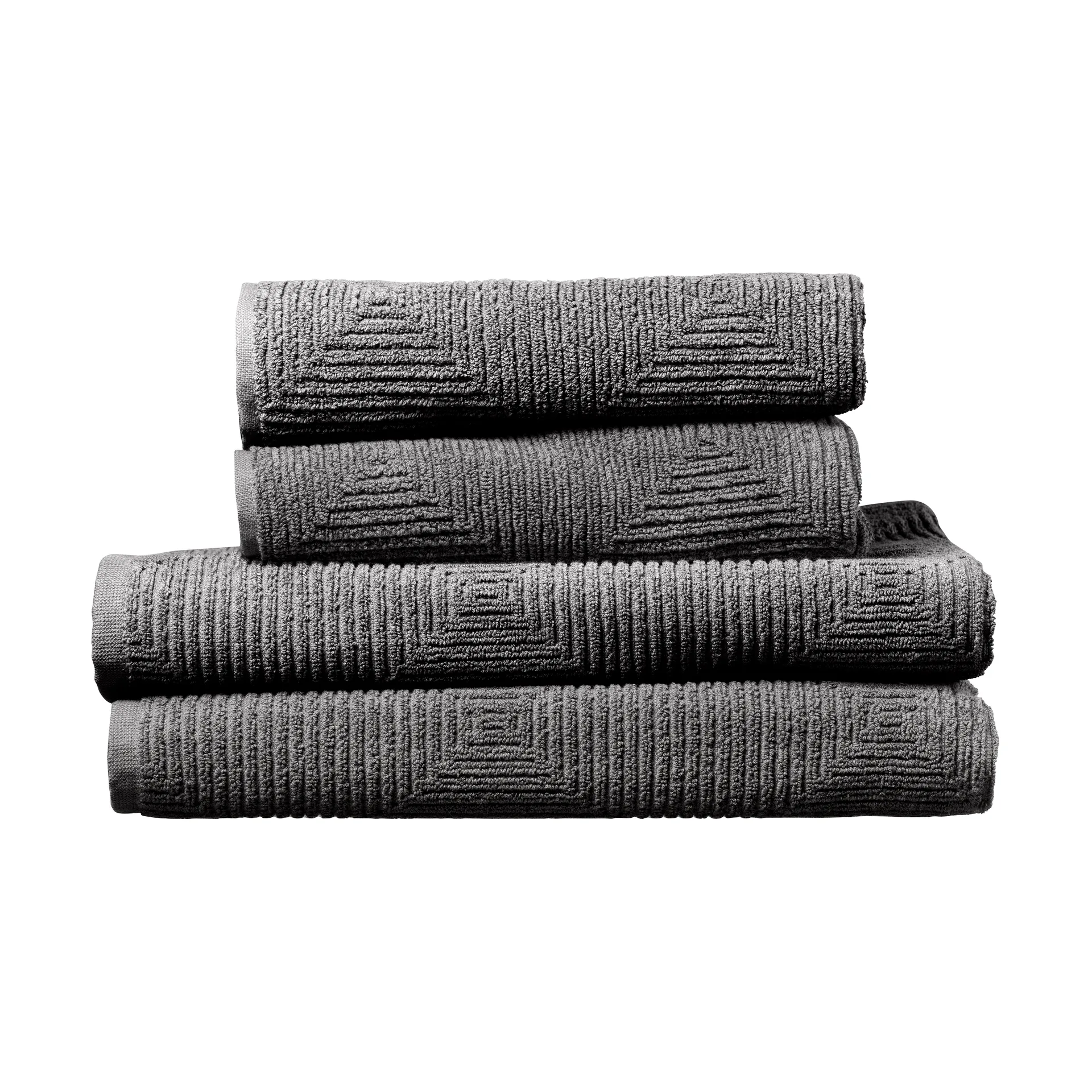Set de serviettes R33 Kirkeby 4 pièces, Granite gray FDB Møbler