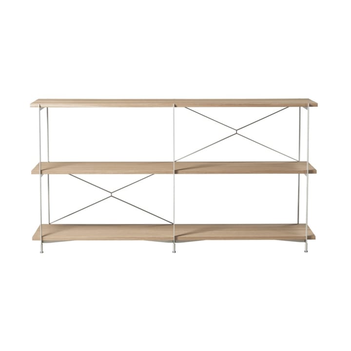 Système d'étagères A91 Nordhavn - Oak nature lacquered Silk Grey LS - FDB Møbler