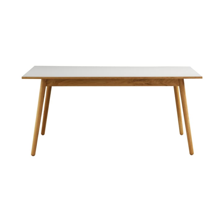 Table à manger C35B 82x160 cm - Light grey-oak nature lacquered - FDB Møbler