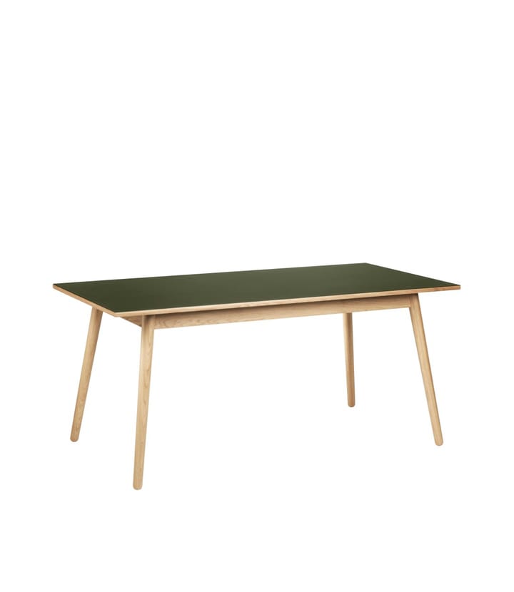 Table à manger C35B 82x160 cm, Olive green-oak nature lacquered FDB Møbler