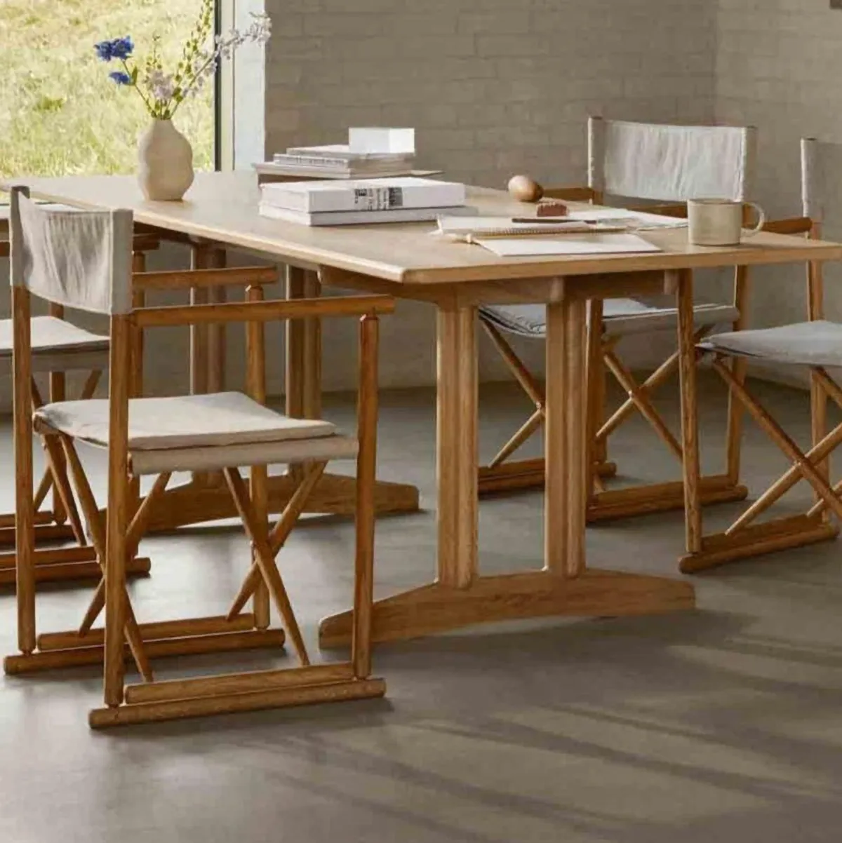 Table à manger C64 Shaker 90x180 cm, Oak nature oiled FDB Møbler