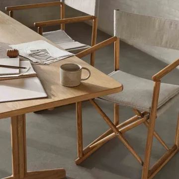 Table à manger C64 Shaker 90x180 cm - Oak nature oiled - FDB Møbler
