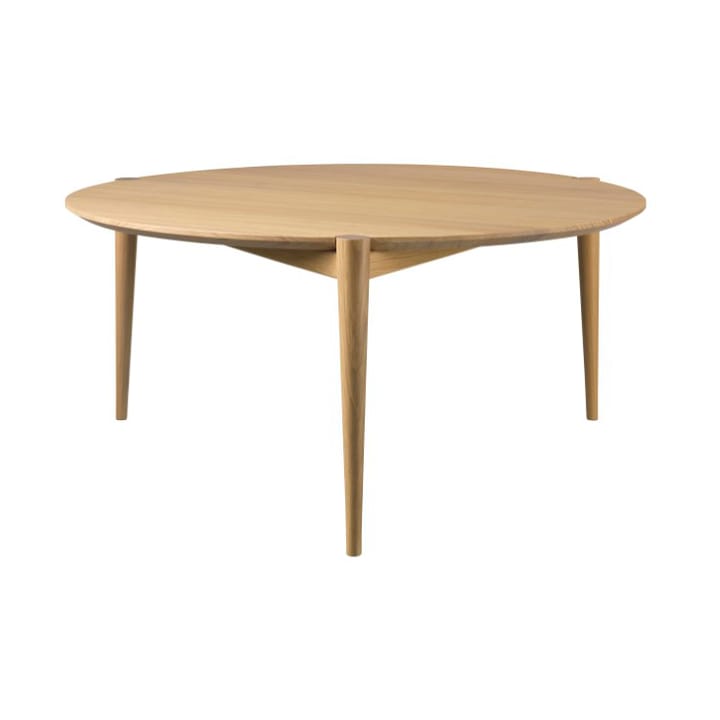 Table basse D102 Søs Ø85 cm - Oak nature lacquered - FDB Møbler