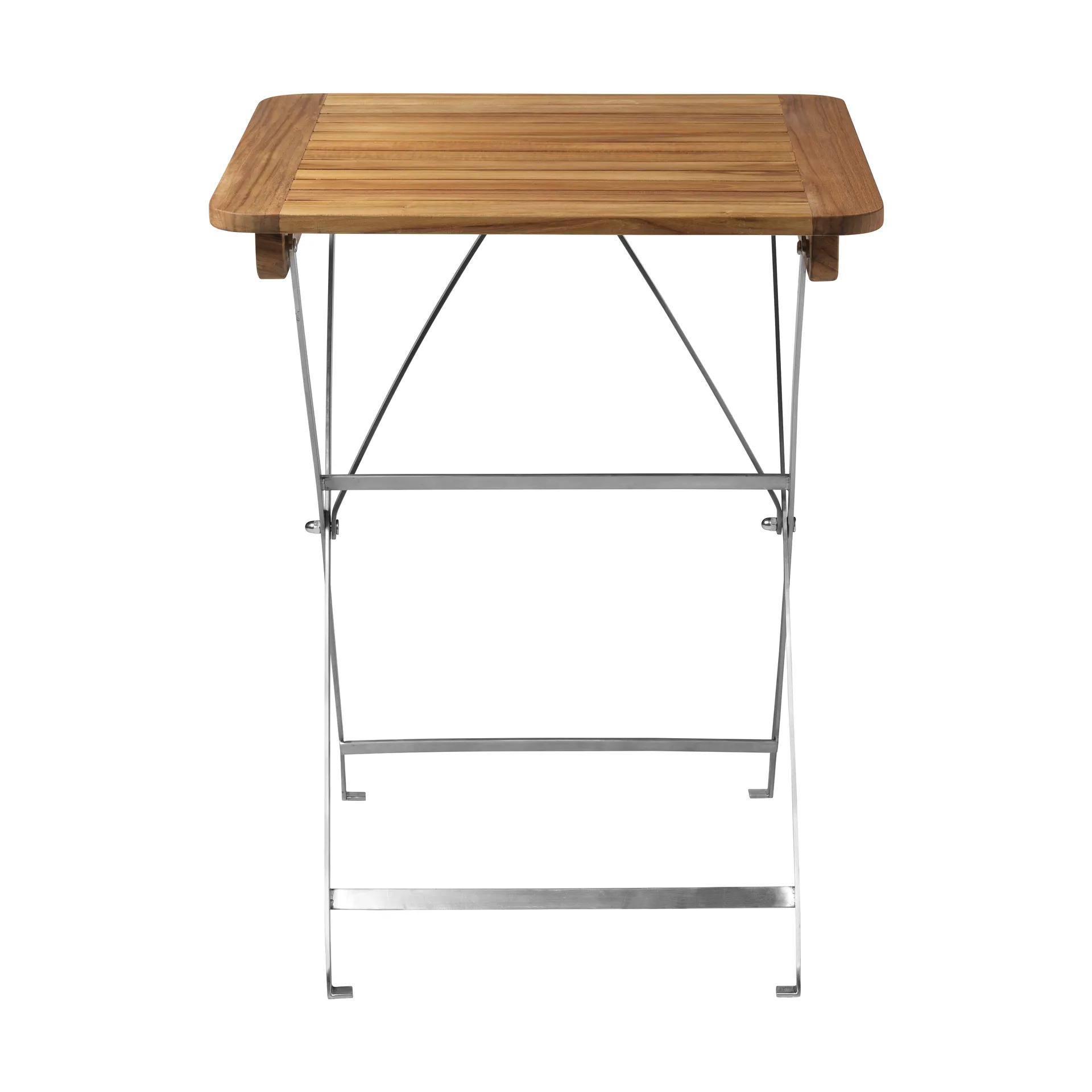 Table de balcon M26 Lilleø, Teak-acier inoxydable FDB Møbler