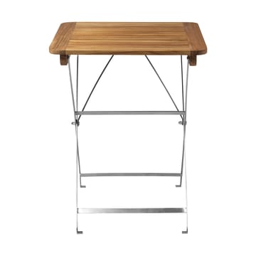 Table de balcon M26 Lilleø - Teak-acier inoxydable - FDB Møbler