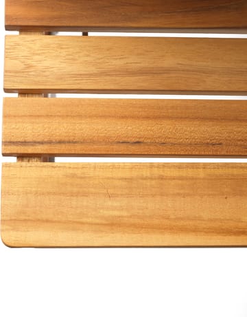 Table de balcon M26 Lilleø - Teak-acier inoxydable - FDB Møbler