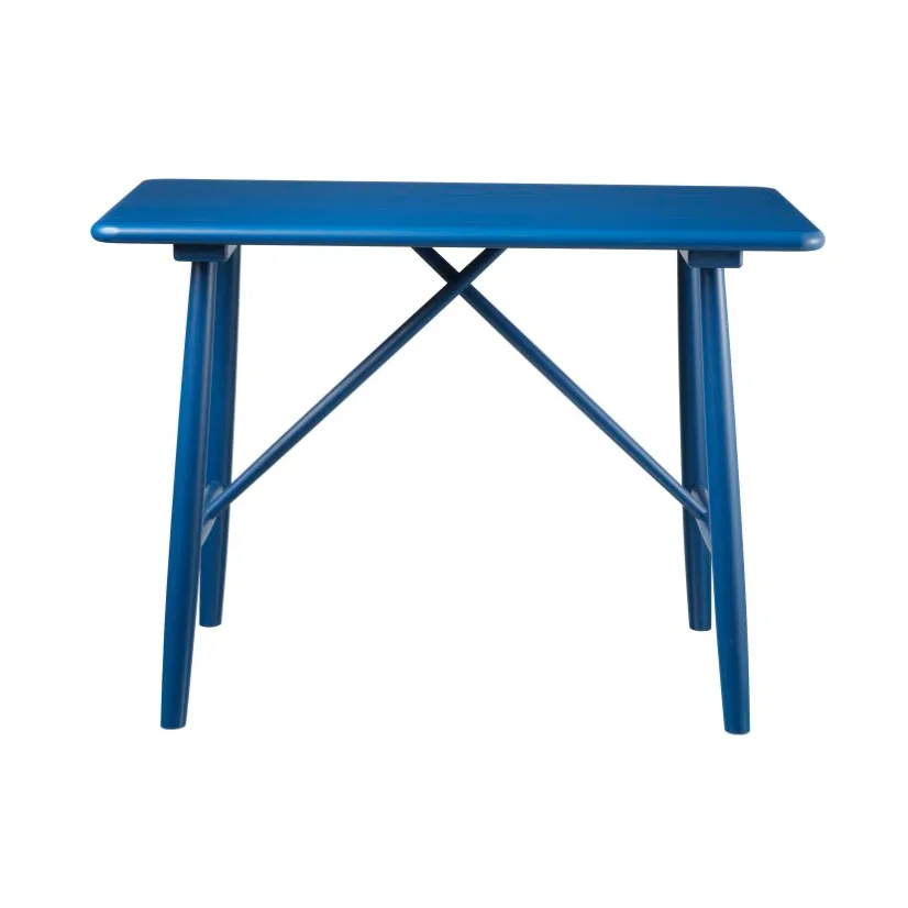 Table pour enfants P10, Beech blue painted FDB Møbler