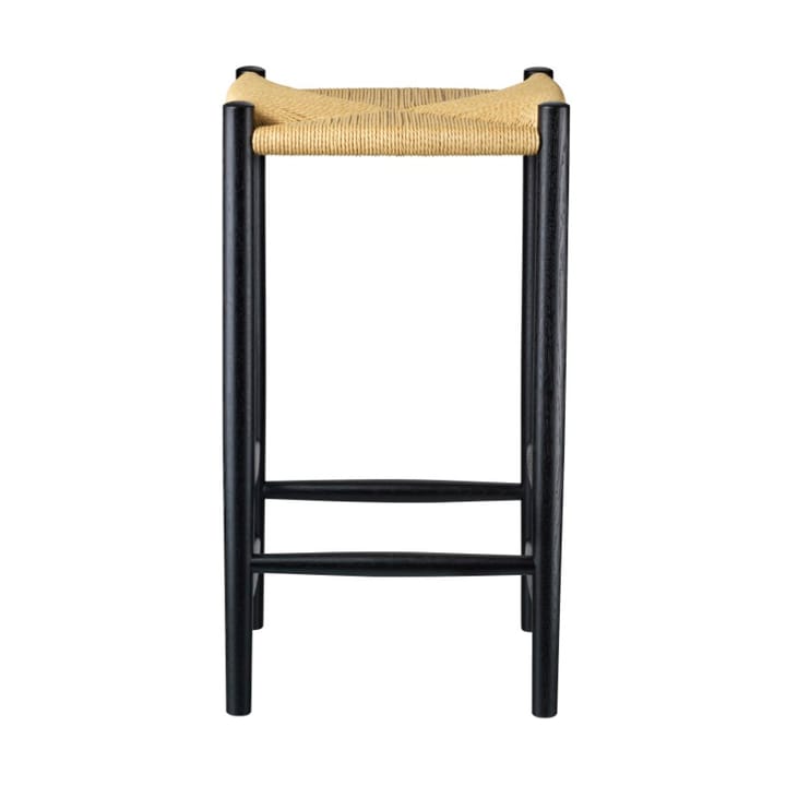 Tabouret de bar J164C Counter Squared - Oak black painted-nature - FDB Møbler