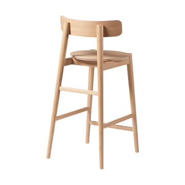 Tabouret de bar J185 Øst 65 cm - Oak nature laqué - FDB Møbler
