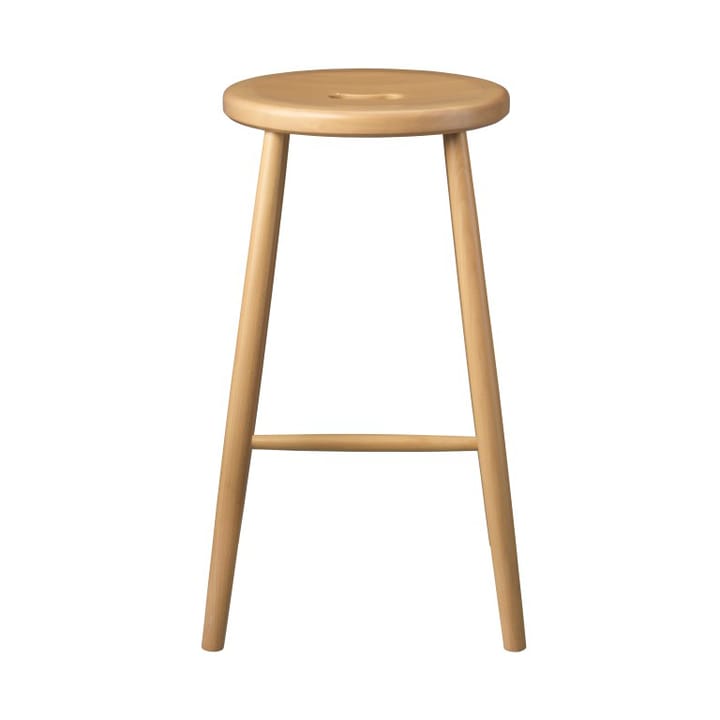 Tabouret de bar J27C - Beech nature lacquered - FDB Møbler