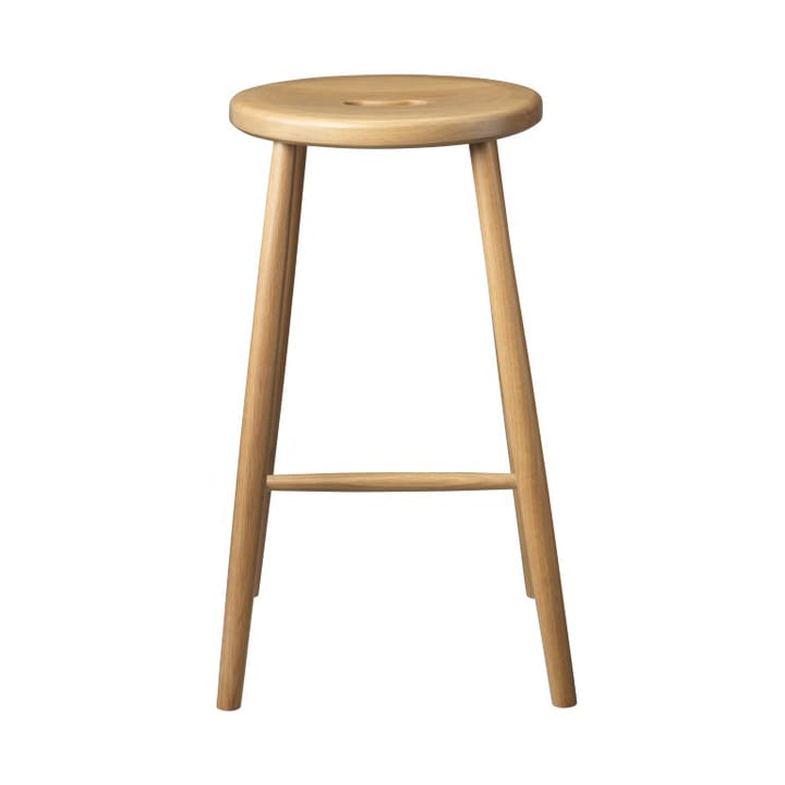 Tabouret de bar J27C - Oak nature lacquered - FDB Møbler