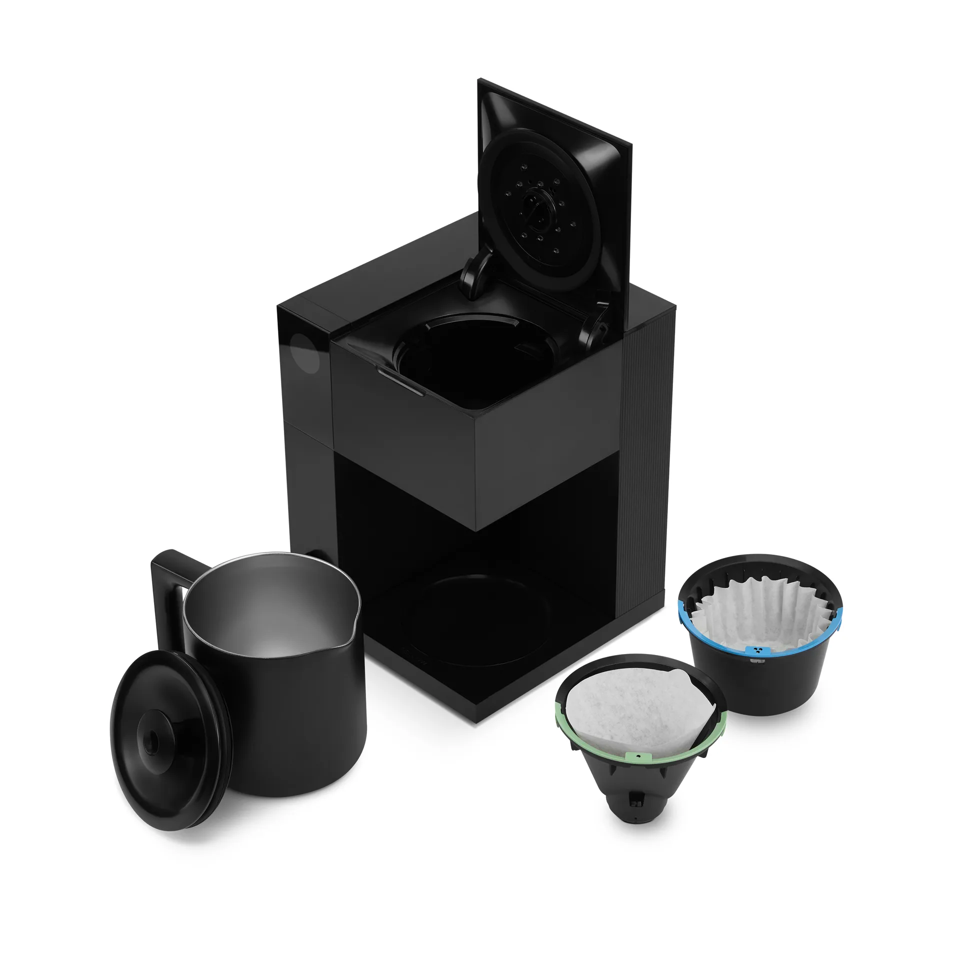 Cafetière Aiden Precision, Noir mat Fellow